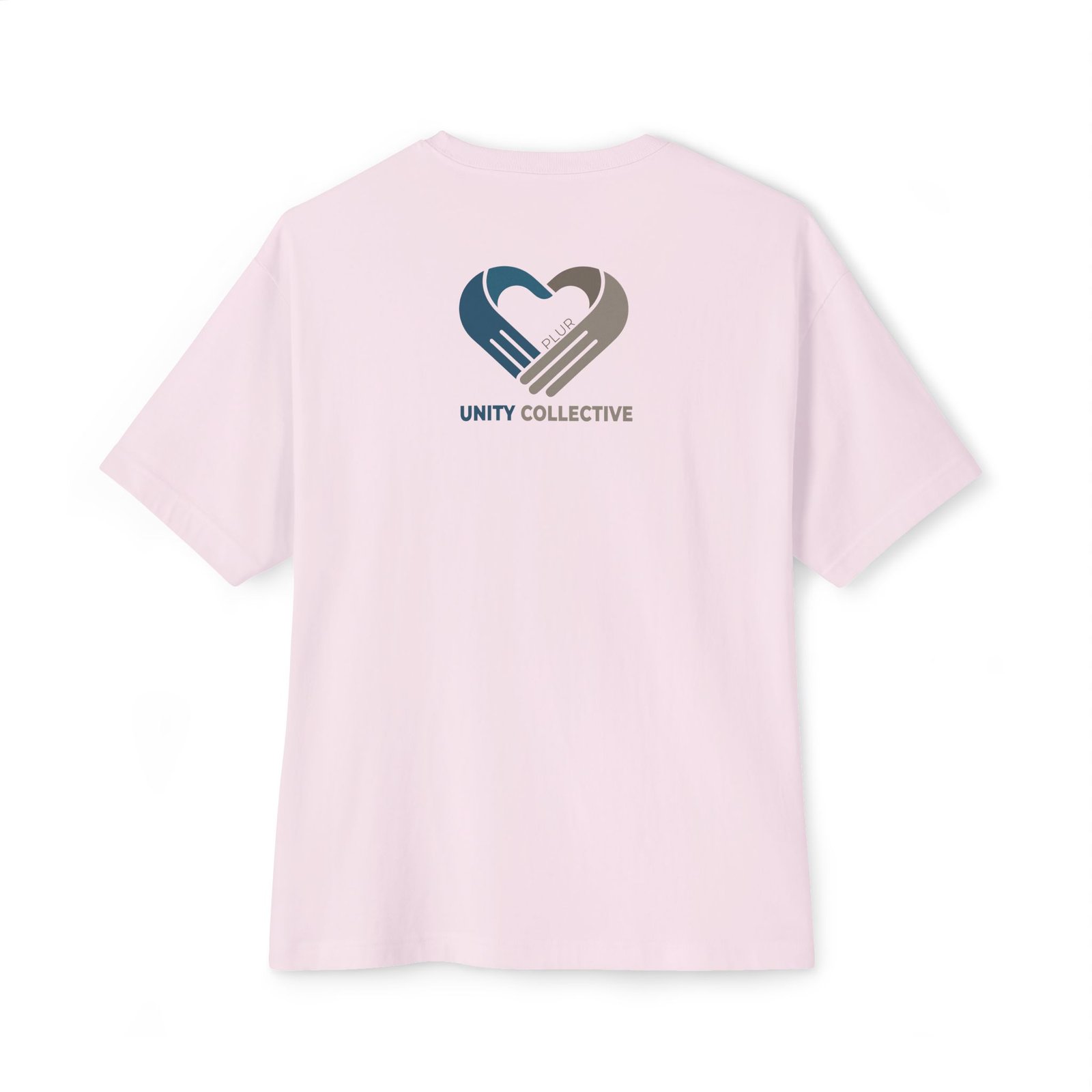 PLUR Tie-Dye Heart Tee — Unity Collective Oversized T-Shirt - Image 6